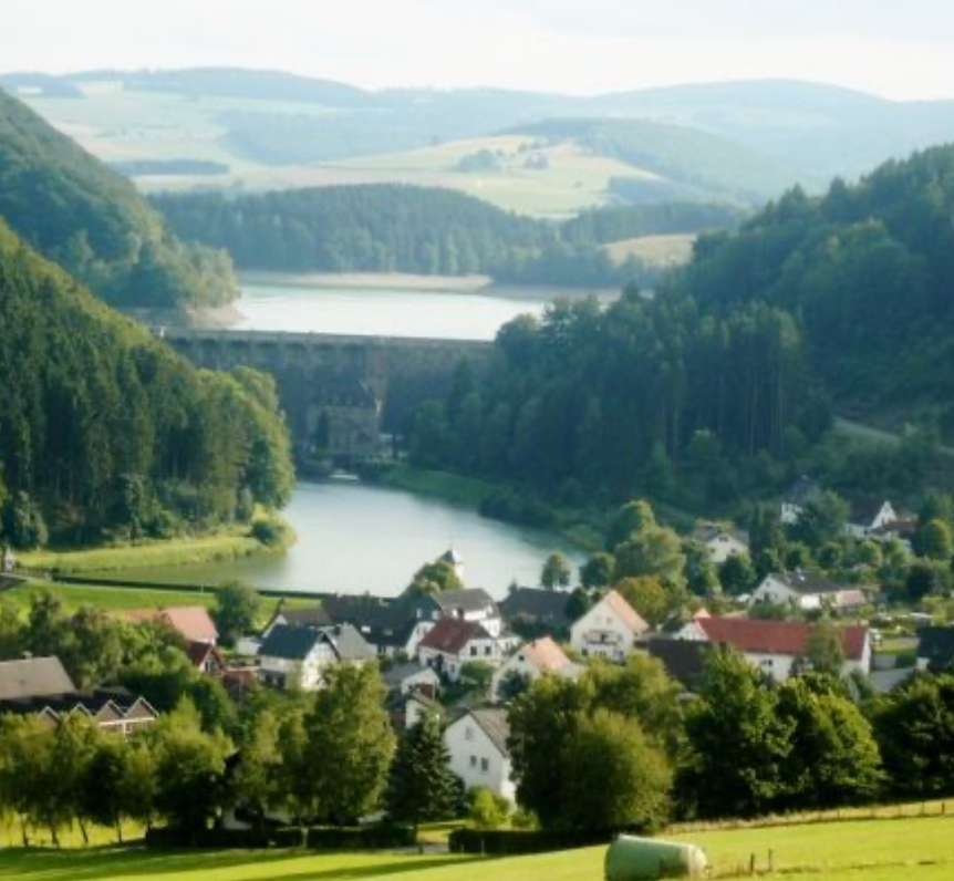 Omgeving bij Heringhausen en Diemelsee